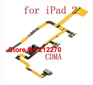 100pcs/lot New Power On Off Switch Mute Volume Button Flex Ribbon Cable for iPad 2 CDMA Version Wholesale
100pcs/lot New Power On Off Switch Mute Volume Button Flex Ribbon Cable for iPad 2 CDMA Version Wholesale