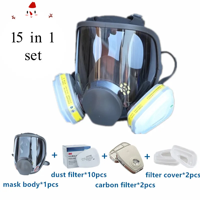 NO STOCK~DO NOT PAY~Thanks~15 In 1 Full Face Gas Mask Respirator Painting Spraying Organic Gas Double Carbon Filters Industrial
NO STOCK~DO NOT PAY~Thanks~15 In 1 Full Face Gas Mask Respirator Painting Spraying Organic Gas Double Carbon Filters Industrial