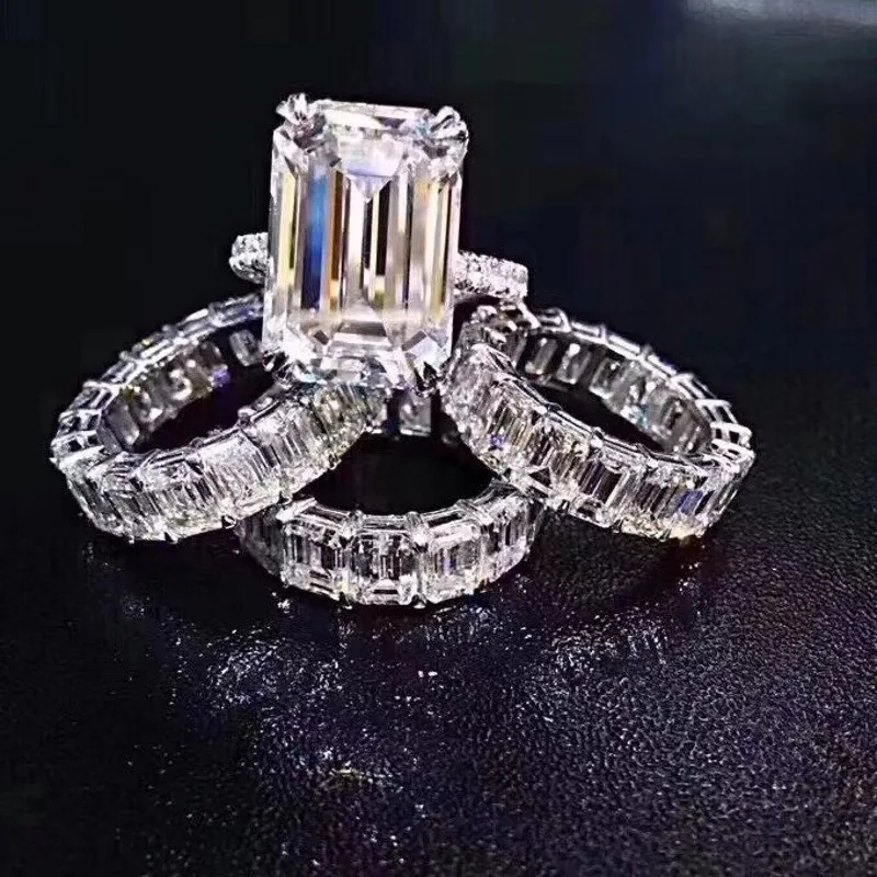 choucong Fine Promise Ring 100% Real 925 sterling Silver AAAAA cz Statement Party Wedding Band Rings For Women Men Bijou Jewelry
choucong Fine Promise Ring 100% Real 925 sterling Silver AAAAA cz Statement Party Wedding Band Rings For Women Men Bijou Jewelry