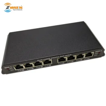 Passive PoE Switch 100Mbps PoE Switch For security UBNT IP Camera, 8 port Ethernet switch with 24volts 120w power
Passive PoE Switch 100Mbps PoE Switch For security UBNT IP Camera, 8 port Ethernet switch with 24volts 120w power