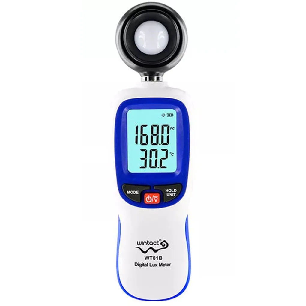 New Wintact WT81 WT81B Bluetooth Digital Lux Meter Illuminometer Meter Tester Environmental Testing Equipment
New Wintact WT81 WT81B Bluetooth Digital Lux Meter Illuminometer Meter Tester Environmental Testing Equipment