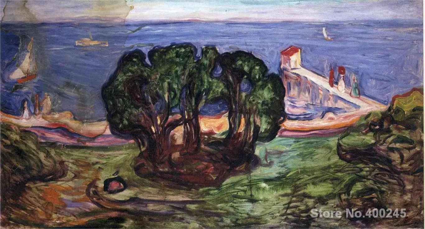 oil Painting Expressionism Trees on the Shore Edvard Munch Hand painted High quality
oil Painting Expressionism Trees on the Shore Edvard Munch Hand painted High quality