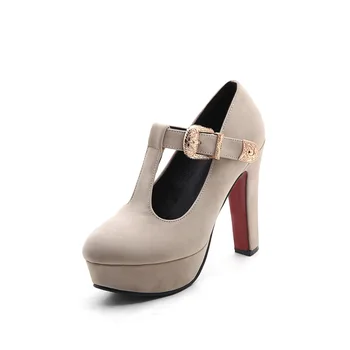 18 years in early spring the new waterproof Taiwan high with thick with strap size code 33 single shoes 18323-43
18 years in early spring the new waterproof Taiwan high with thick with strap size code 33 single shoes 18323-43