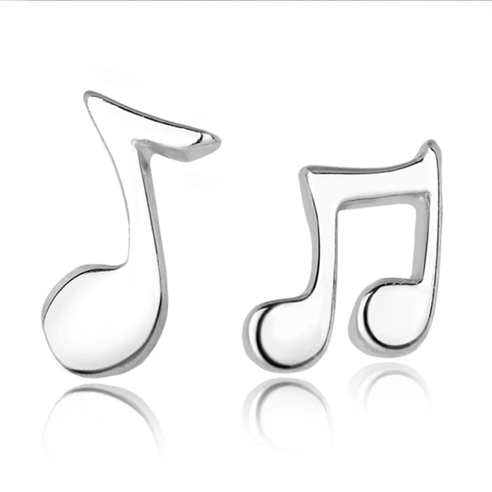 Popular Unique Music Note Design Silver Earrings Fashion Women Stud Earrings Bridal Wedding Party Gift Dropshipping Wholesale
Popular Unique Music Note Design Silver Earrings Fashion Women Stud Earrings Bridal Wedding Party Gift Dropshipping Wholesale