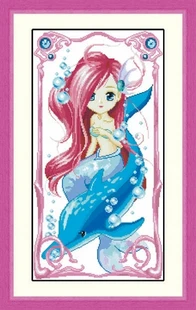 Free Shipping Cross stitch kit paintings anime cartoon mermaid series animal cross stitching cartridge embroidery
Free Shipping Cross stitch kit paintings anime cartoon mermaid series animal cross stitching cartridge embroidery