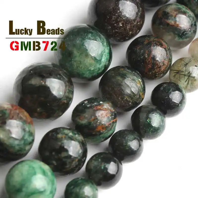 Natural Green Chlorite Euchlorite Kmaite Stone Beads Round Spacer Beads For Jewelry DIY Making Bracelet Necklace 6/8/10mm 15''
Natural Green Chlorite Euchlorite Kmaite Stone Beads Round Spacer Beads For Jewelry DIY Making Bracelet Necklace 6/8/10mm 15''