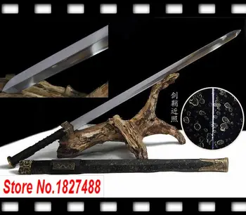 Free Shipping 4 Side Carbon Steel Blade Handmade Double edge Chinese Sword Home Decoration Han Jian
Free Shipping 4 Side Carbon Steel Blade Handmade Double edge Chinese Sword Home Decoration Han Jian