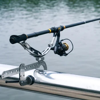 Stainless Steel Fishing Rod Holders Fishing Rod Rest Racks Adjustable Folding Bridge Rod Support Pole Stand Bracket GMT601
Stainless Steel Fishing Rod Holders Fishing Rod Rest Racks Adjustable Folding Bridge Rod Support Pole Stand Bracket GMT601