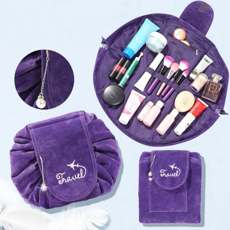 Nylon Cosmetic Bag Professional Drawstring Makeup Case Women Travel Toiletry Wash Kit Organizer Storage Pouch T0005
Nylon Cosmetic Bag Professional Drawstring Makeup Case Women Travel Toiletry Wash Kit Organizer Storage Pouch T0005