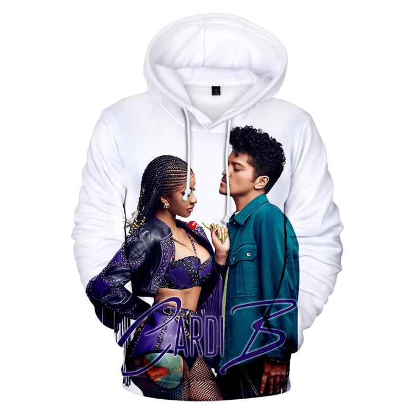 Rap Singer Cardi B 3D Hoodies Men/Women Harajuku Sweatshirt Fall Winter Fashion Boys/Girls Hip Hop Hooded Jacket Funny Clothes
Rap Singer Cardi B 3D Hoodies Men/Women Harajuku Sweatshirt Fall Winter Fashion Boys/Girls Hip Hop Hooded Jacket Funny Clothes