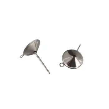 200pcs Stainless Steel Ear Stud Components 8/10/12mm Earring Post Ear Studs Findings for Earring Designs Jewelry Making supplies
200pcs Stainless Steel Ear Stud Components 8/10/12mm Earring Post Ear Studs Findings for Earring Designs Jewelry Making supplies