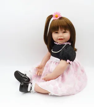 24inch handmade vinyl Silicone Reborn Bonecas Menina fashion Realistic smiling fashion Reborn Dolls Lifelike Playmates hot sale
24inch handmade vinyl Silicone Reborn Bonecas Menina fashion Realistic smiling fashion Reborn Dolls Lifelike Playmates hot sale