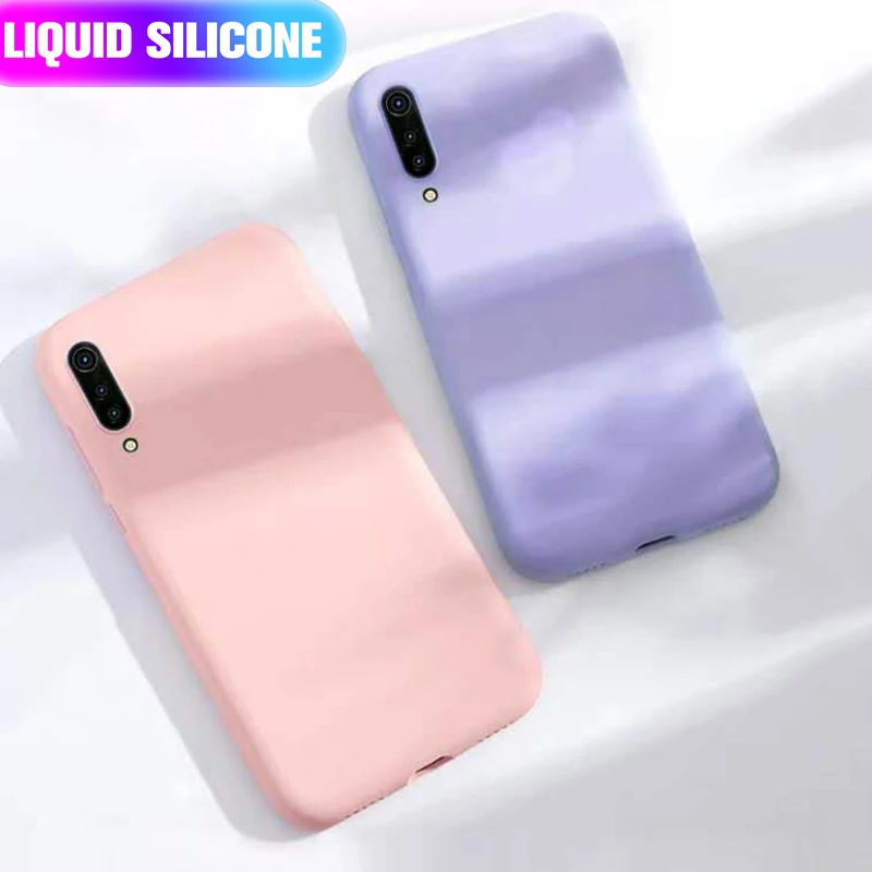 

Luxury Phone Case For Xiaomi mi 9 8 Lite A2 Light My 9 SE Mi9 Mi8 Liquid Silicone Back Cover Xiomi Xaomi Redmi Note 7 8 Pro Case