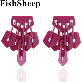 FishSheep Statement Fashion Acrylic Resin Fringe Earring For Women Brand Big Geometric Dangle Drop Earrings Party Jewelry Gifts
FishSheep Statement Fashion Acrylic Resin Fringe Earring For Women Brand Big Geometric Dangle Drop Earrings Party Jewelry Gifts