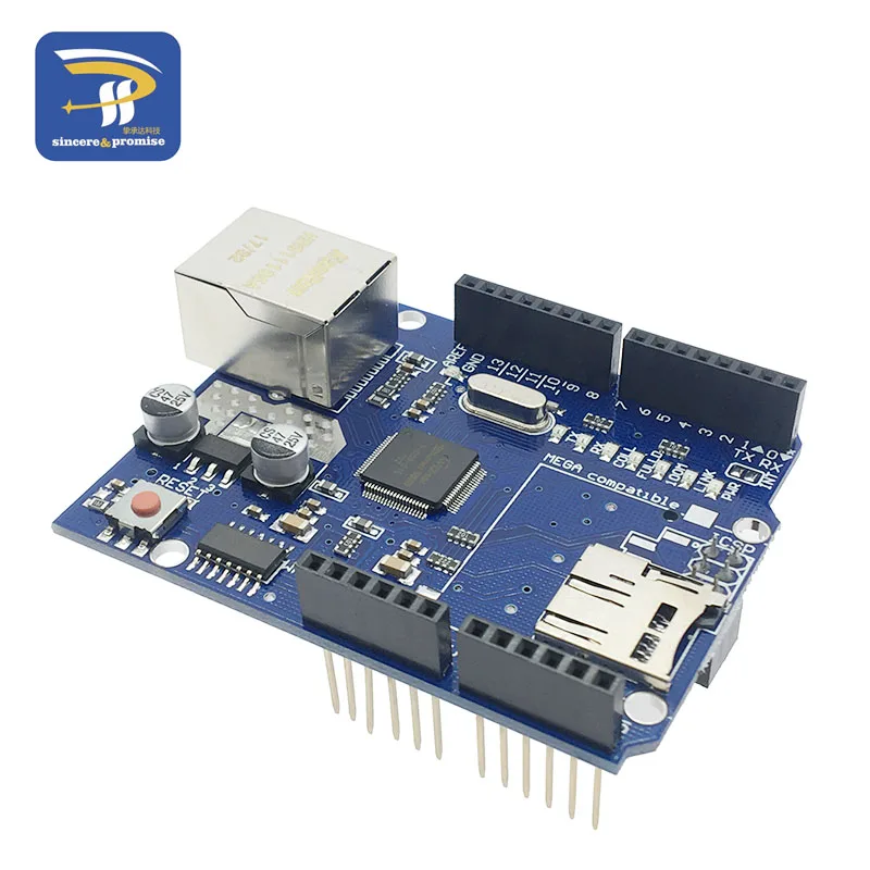 UNO Shield Ethernet Shield Wiznet W5100 R3 UNO Mega 2560 1280 328 UNO R3 W5100 Development Board FOR Arduino Micro SD Card one
UNO Shield Ethernet Shield Wiznet W5100 R3 UNO Mega 2560 1280 328 UNO R3 W5100 Development Board FOR Arduino Micro SD Card one