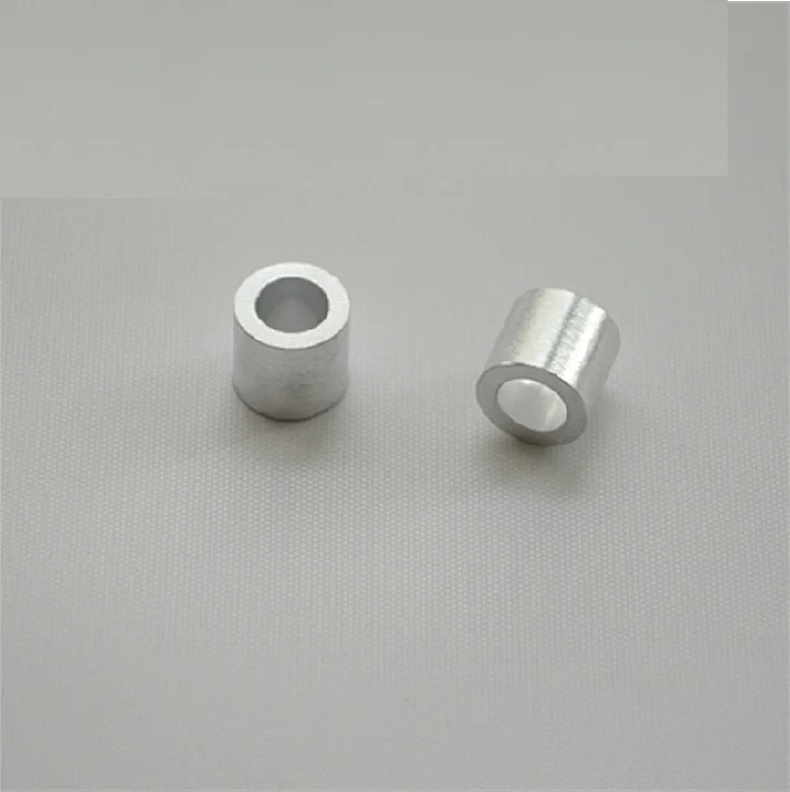 1.5mm 100pcs/lot Aluminum Sleeves Clip Fittings Loop Sleeve Cable Crimps Wire Rope
1.5mm 100pcs/lot Aluminum Sleeves Clip Fittings Loop Sleeve Cable Crimps Wire Rope