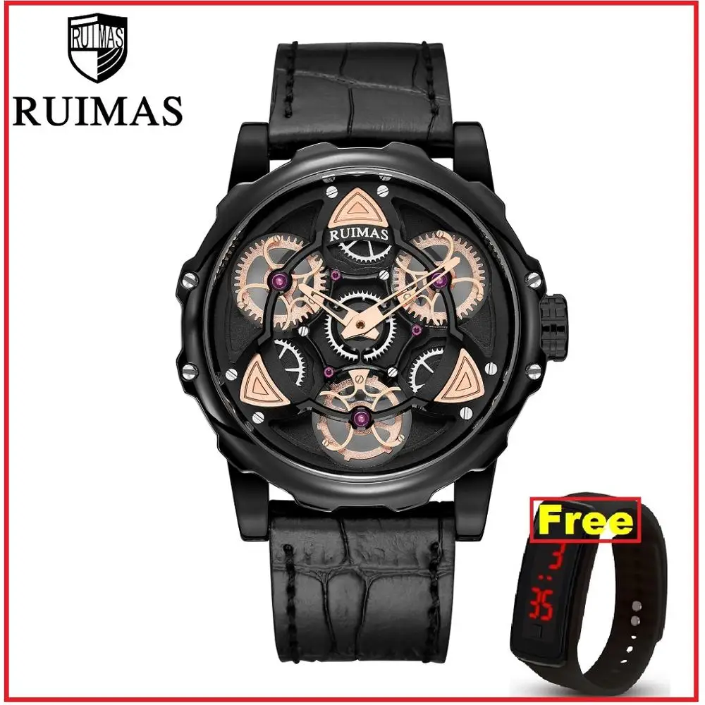 Ruimas top brand Fashion Military Leather japan Quartz Watch Men Casual Business Waterproof Wrist Watch Man Free Shipping 2019
Ruimas top brand Fashion Military Leather japan Quartz Watch Men Casual Business Waterproof Wrist Watch Man Free Shipping 2019