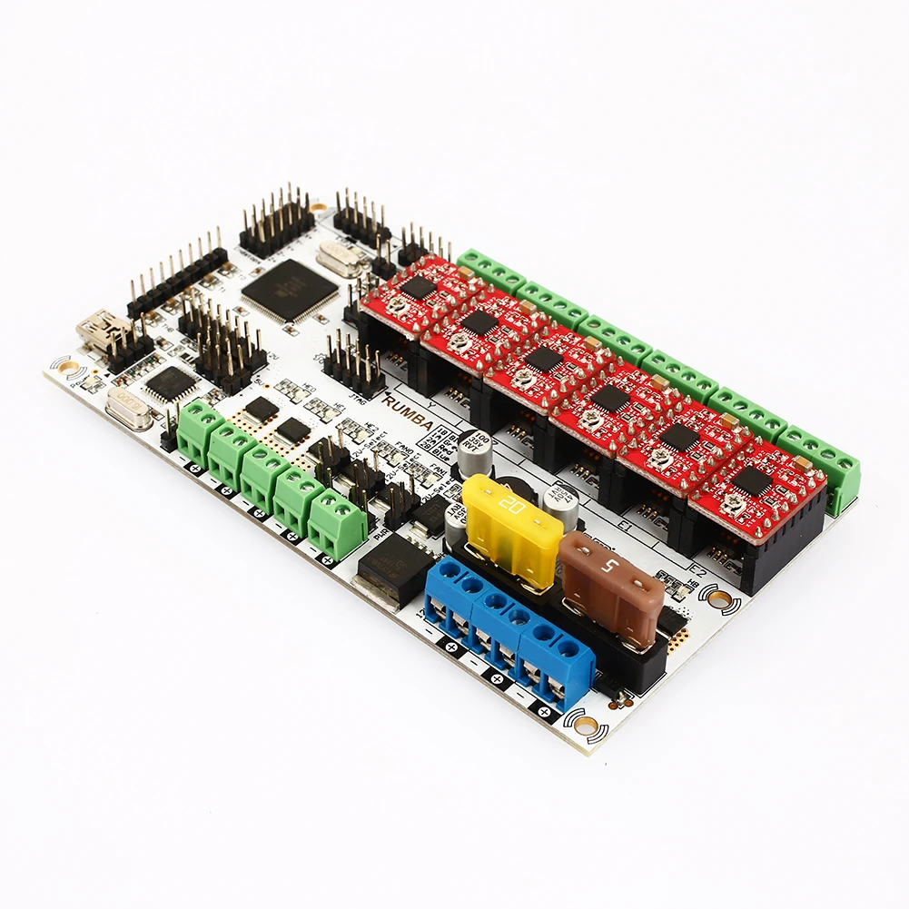 A4988 Stepper Motor Driver Rumba Plus Motherboard Motherboard Accessories Durable Office Exquisite
A4988 Stepper Motor Driver Rumba Plus Motherboard Motherboard Accessories Durable Office Exquisite