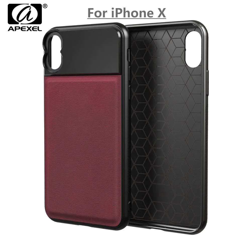 APEXEL Professional 17mm Thread Phone Case For iPhone X Camera Lenses High Quality Aluminum Alloy+Leather Phone Case for iPhone
APEXEL Professional 17mm Thread Phone Case For iPhone X Camera Lenses High Quality Aluminum Alloy+Leather Phone Case for iPhone