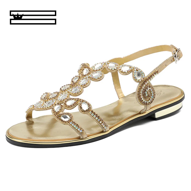 2019 Woman Sandals Women Shoes Rhinestones Chains Thong Gladiator Flat Sandals Crystal Chaussure Plus Size 44 tenis feminino
2019 Woman Sandals Women Shoes Rhinestones Chains Thong Gladiator Flat Sandals Crystal Chaussure Plus Size 44 tenis feminino