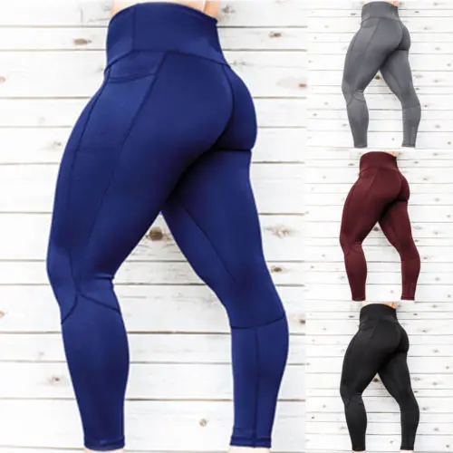 Women Sport Pants High Waist Yoga Leggings Running Gym Scrunch Trousers Fitness Sports Wear Four Colors
Women Sport Pants High Waist Yoga Leggings Running Gym Scrunch Trousers Fitness Sports Wear Four Colors