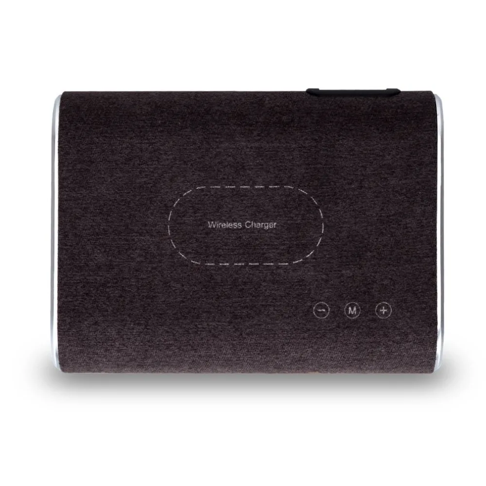 Smart Wireless Charger Bluetooth Speaker Stereo Music Player Portable Travel Quick Charging Adapter For Mobile Phones