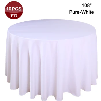 Factory Wholesale 10PC/Pack Polyester Seamless Wedding Table Cloth Cheap Machine Washable Tablecloth for Banquet Hotel Party
Factory Wholesale 10PC/Pack Polyester Seamless Wedding Table Cloth Cheap Machine Washable Tablecloth for Banquet Hotel Party
