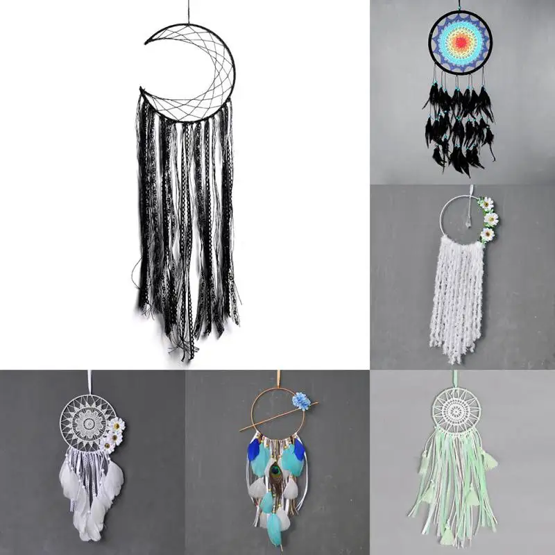 Handmade Dream Catcher Indian Style Wind Chimes Hanging Pendant Home Wall Art Hangings Decorations Boys Girls Bedroom Ornaments
Handmade Dream Catcher Indian Style Wind Chimes Hanging Pendant Home Wall Art Hangings Decorations Boys Girls Bedroom Ornaments
