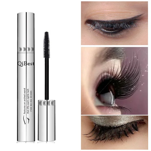 QiBest Bushy Mascara Waterproof Non-Smudge Silicone Brush 3d Colossal Black Mascara Fibre Eye Makeup Silver Tube No Package
QiBest Bushy Mascara Waterproof Non-Smudge Silicone Brush 3d Colossal Black Mascara Fibre Eye Makeup Silver Tube No Package