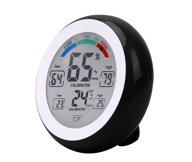 New Round Electronic Temperature Humidity Meter Weather Station Tester Digital LCD Display Indoor Thermometer HygrometerL216
New Round Electronic Temperature Humidity Meter Weather Station Tester Digital LCD Display Indoor Thermometer HygrometerL216