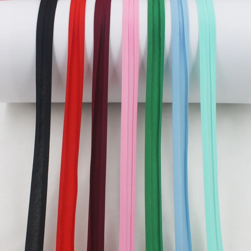 Description Picture 3 of itemPolyester/Cottom 5/8"(15mm) T/C Bias Tape Bias Binding Fold Ribbon Solid Color For DIY Garment Sewing And Trimming 20yard/roll