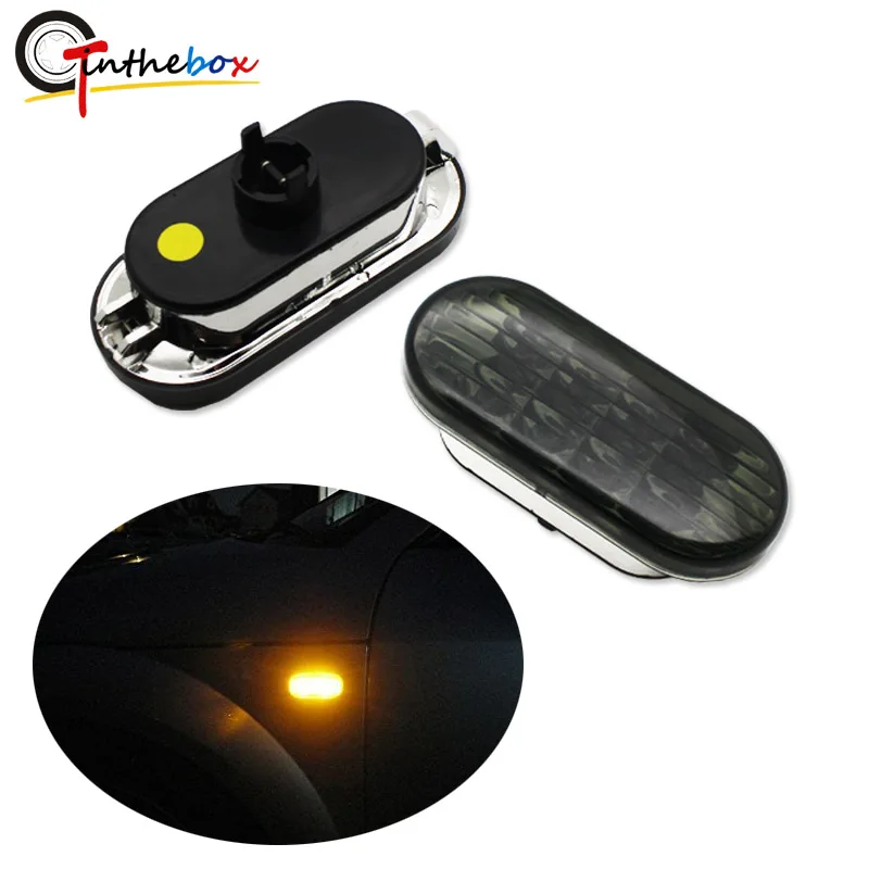 Gtinthebox Amber Front-Fender-LED-Side-Marker-Lights-For Volkswagen MK4 Golf Jetta Bora B5/B5.5 Passat or Beetle and GTI R32
Gtinthebox Amber Front-Fender-LED-Side-Marker-Lights-For Volkswagen MK4 Golf Jetta Bora B5/B5.5 Passat or Beetle and GTI R32