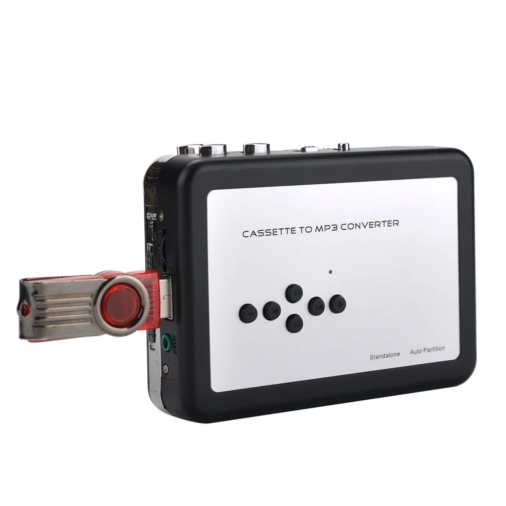 Cassette to MP3 Converter Player Analog Tapes Music to Digital Save to USB Flash Drive, USB Walkman Cassette Player Portable NEW
Cassette to MP3 Converter Player Analog Tapes Music to Digital Save to USB Flash Drive, USB Walkman Cassette Player Portable NEW