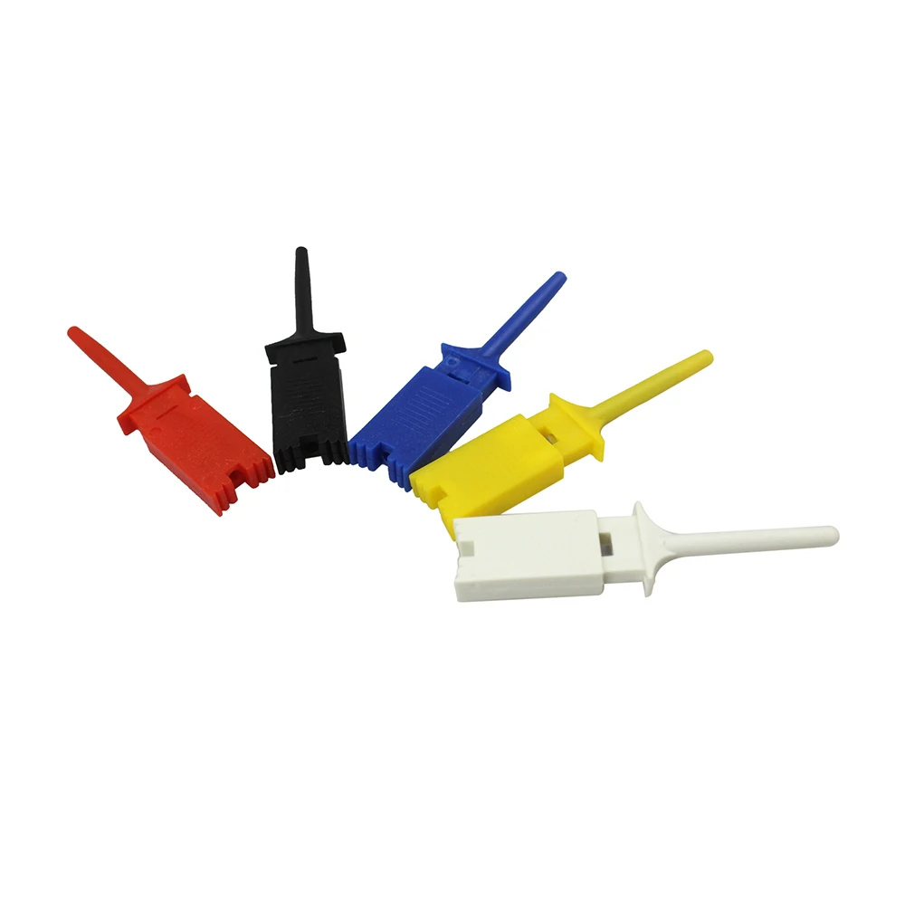10pcs Mini Grabber Test Probe Hook For SMD IC Test Cilps SMD IC Hook Probe Jumper Test Clip Mini Grabber
10pcs Mini Grabber Test Probe Hook For SMD IC Test Cilps SMD IC Hook Probe Jumper Test Clip Mini Grabber