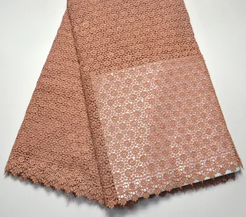 Latest Nigeria Design African Peach Guipure lace Wedding lace Fabric High Quality African Embroidered For Wedding
Latest Nigeria Design African Peach Guipure lace Wedding lace Fabric High Quality African Embroidered For Wedding