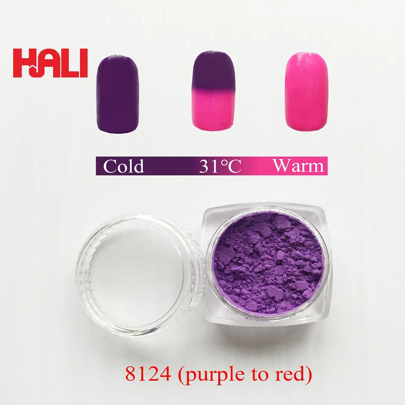 sell color to color thermochromic pigment,heat sensitve powder,hot active pigment,31C purple to red,1 lot=10gram free shipping.
sell color to color thermochromic pigment,heat sensitve powder,hot active pigment,31C purple to red,1 lot=10gram free shipping.
