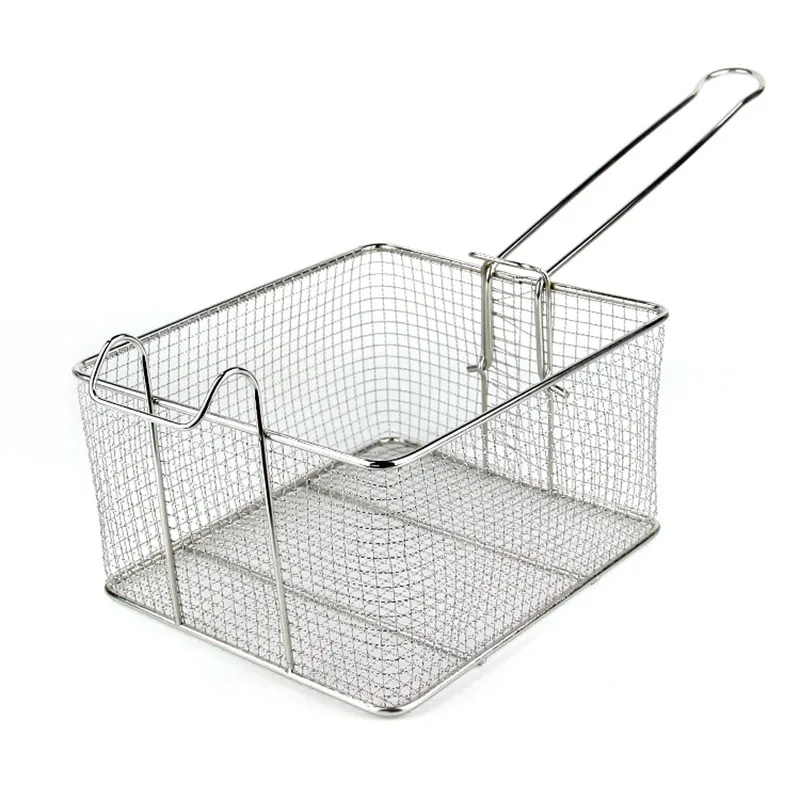 Frying Basket Strainer Stainless Steel Fryer Cooking Colanders Chef Basket Kitchen Sink Strainer Dumplings Noodles Mesh Strainer
Frying Basket Strainer Stainless Steel Fryer Cooking Colanders Chef Basket Kitchen Sink Strainer Dumplings Noodles Mesh Strainer
