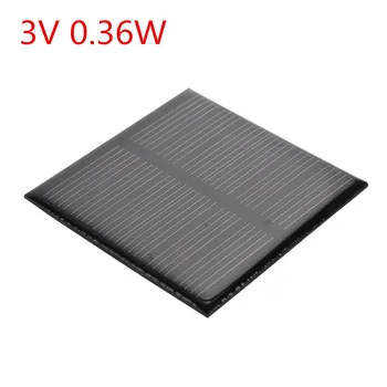 3V 0.36W Solar Panel Standard Epoxy Polycrystalline Silicon DIY Battery Power Charge Module Mini Solar Cell
3V 0.36W Solar Panel Standard Epoxy Polycrystalline Silicon DIY Battery Power Charge Module Mini Solar Cell