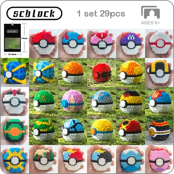 SC Anime Pocket Monster Great Love Master Quick Timer Beast Ball DIY 3D Model Small Diamond Blocks Mini Building Toy New in Bags
SC Anime Pocket Monster Great Love Master Quick Timer Beast Ball DIY 3D Model Small Diamond Blocks Mini Building Toy New in Bags