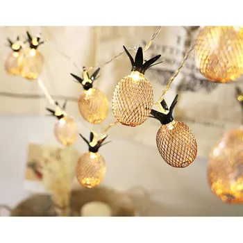 1/2/3 meter Pineapple String Lights 10/20 LED Garlands Battery Power Iron Lamp Holiday Party Garden Decoration Fairy Lights
1/2/3 meter Pineapple String Lights 10/20 LED Garlands Battery Power Iron Lamp Holiday Party Garden Decoration Fairy Lights