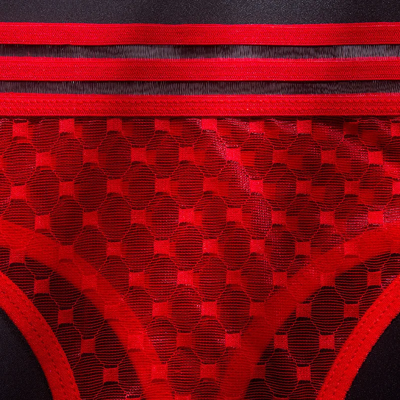 Sexy Ladies Cotton Mesh Transparent Panties Thongs String lingerie Fashion Low-Rise Women Underwear Seamless Briefs 1pcs yq04