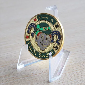 Lucky Coin "I AM A LUCK SACK!" Poker Card Guard Protector Coin, Metal coins, Decoration of gifts, free shipping 30pcs/lot
Lucky Coin "I AM A LUCK SACK!" Poker Card Guard Protector Coin, Metal coins, Decoration of gifts, free shipping 30pcs/lot