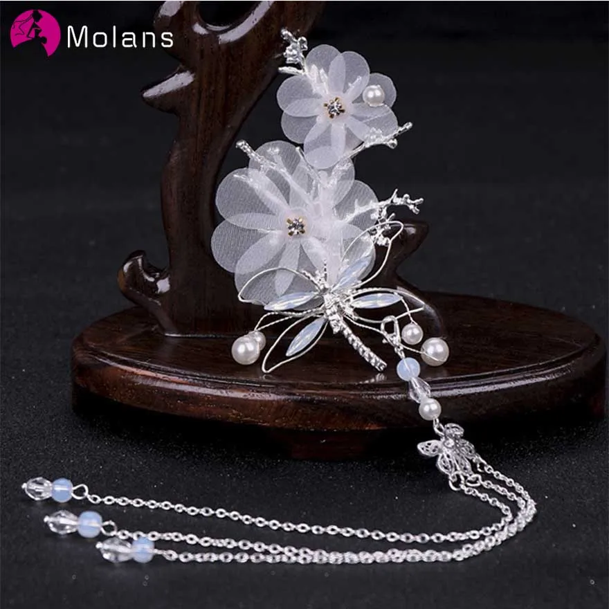 MOLANS Immortal Dragonfly Butterfly Floral Hair Accessories for Girls Pearl Tassels Alloy Swaying Hair Clips for Photograph
MOLANS Immortal Dragonfly Butterfly Floral Hair Accessories for Girls Pearl Tassels Alloy Swaying Hair Clips for Photograph