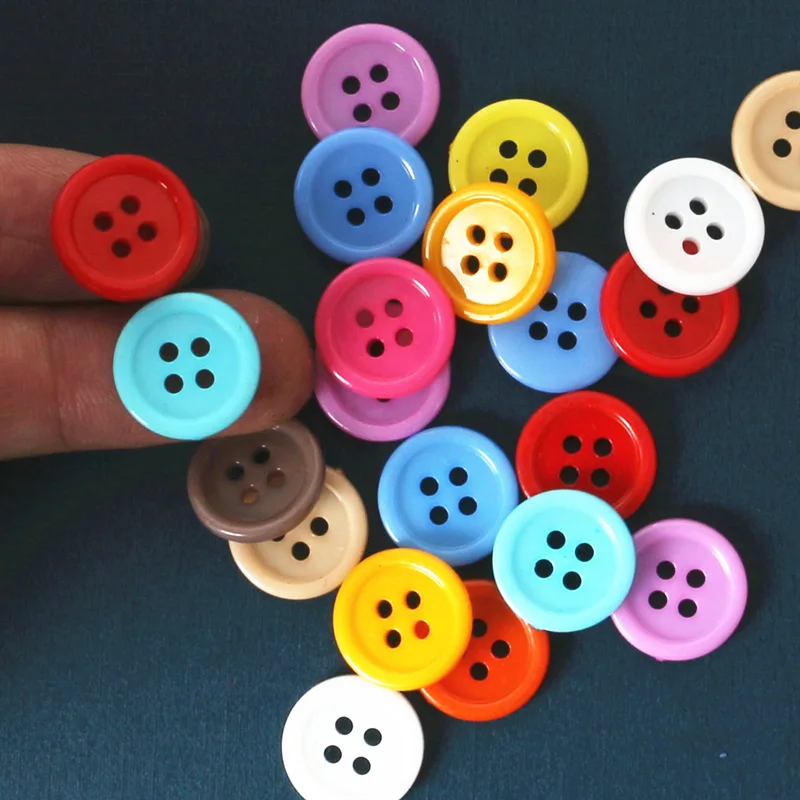 50pcs 15mm Multicolor Round button Resin Buttons 4 Holes Scrapbooking Sewing Accessories For Clothing Washable Plastic BR-024
50pcs 15mm Multicolor Round button Resin Buttons 4 Holes Scrapbooking Sewing Accessories For Clothing Washable Plastic BR-024