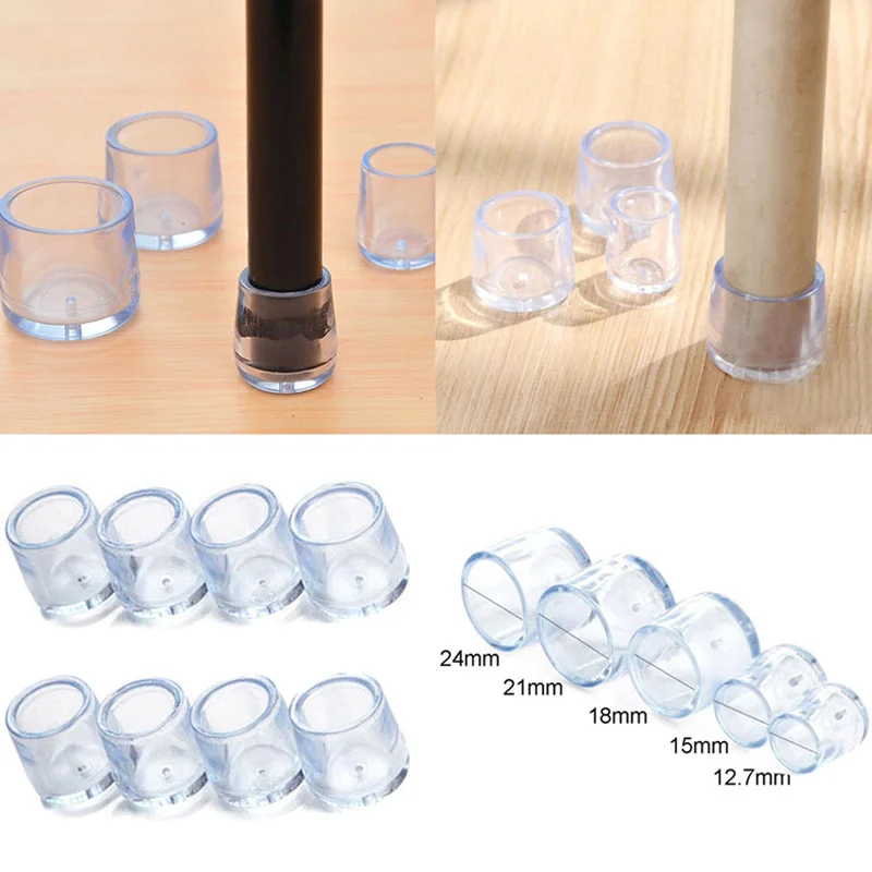 Newly 8 Pcs Chair Leg Caps Feet Protector Pads Soft Round Bottom Furniture Table Covers
Newly 8 Pcs Chair Leg Caps Feet Protector Pads Soft Round Bottom Furniture Table Covers