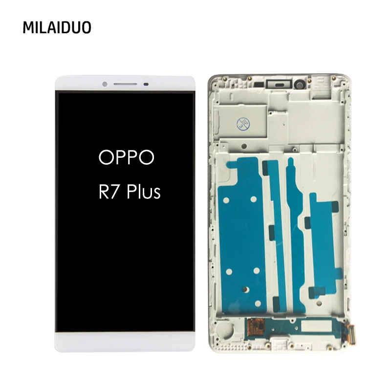 LCD Display For OPPO R7 Plus Touch Screen Digitizer with Frame Full Assembly Replacement 6.0 inch Free Shipping High Quality
LCD Display For OPPO R7 Plus Touch Screen Digitizer with Frame Full Assembly Replacement 6.0 inch Free Shipping High Quality