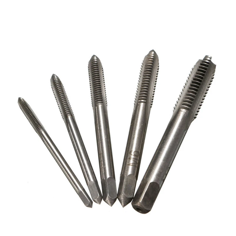 5PCS/Set M3 M4 M5 M6 M8 Machine Spiral Point Straight Fluted Screw Thread Metric Plug Hand Tap Drill Set Multifunction Hand Tool
5PCS/Set M3 M4 M5 M6 M8 Machine Spiral Point Straight Fluted Screw Thread Metric Plug Hand Tap Drill Set Multifunction Hand Tool
