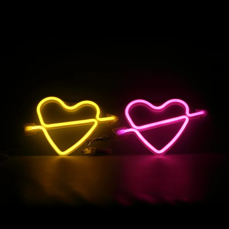 Cupid's Arrow Neon Light Signs Board Decor For Home Interior Room Wedding Accessories Decoration Wall Heart Neon Lamp
Cupid's Arrow Neon Light Signs Board Decor For Home Interior Room Wedding Accessories Decoration Wall Heart Neon Lamp
