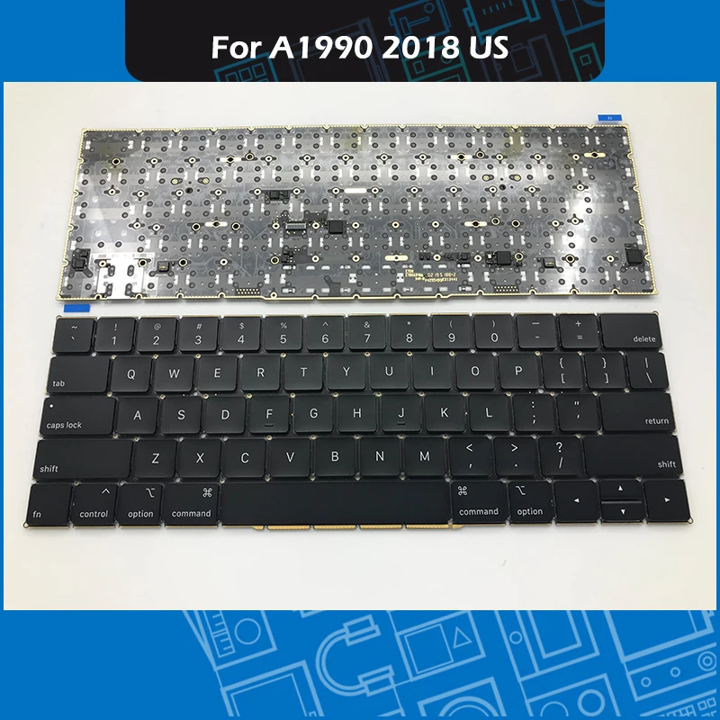 Новый ноутбук A1990 английская клавиатура для Macbook Pro Retina 15 дюймов сменная Mid-2018 EMC 3215