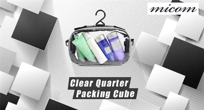 Micom Women Makeup Toiletries Bag Transparent Pouch Men Travel Packing Organizers Travel Accessories Waterproof Wash Pouch (1)